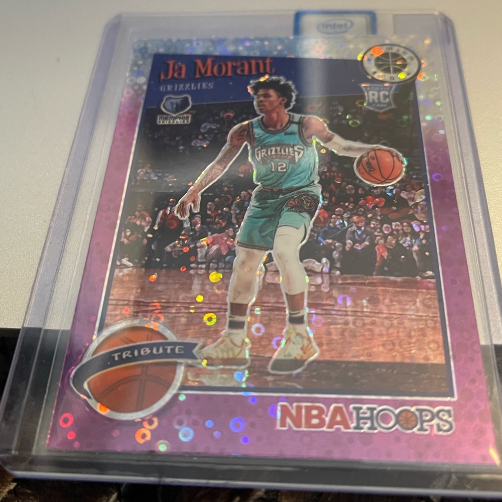 Panini Hoops Ja Morant Purple Disco Tribute